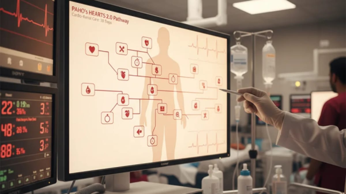 PAHO's HEARTS 2.0 Outlines 38-Step Pathway for Cardio-Renal Care