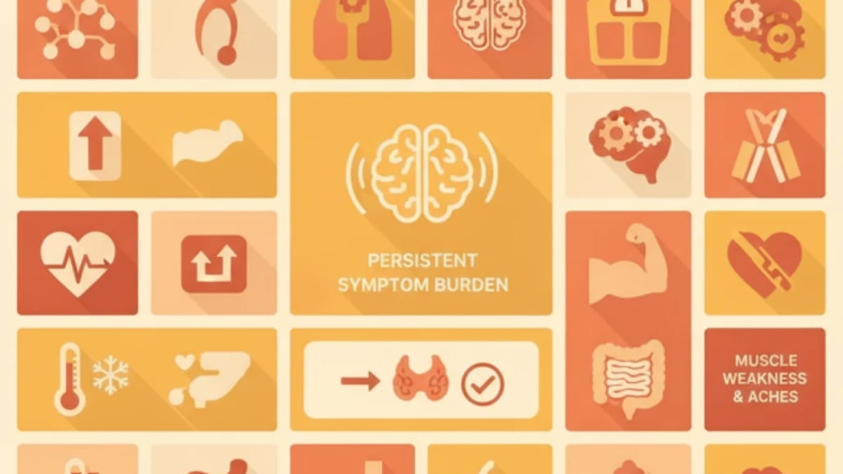 Hypothyroidism: Symptom Burden Persists Despite Euthyroidism