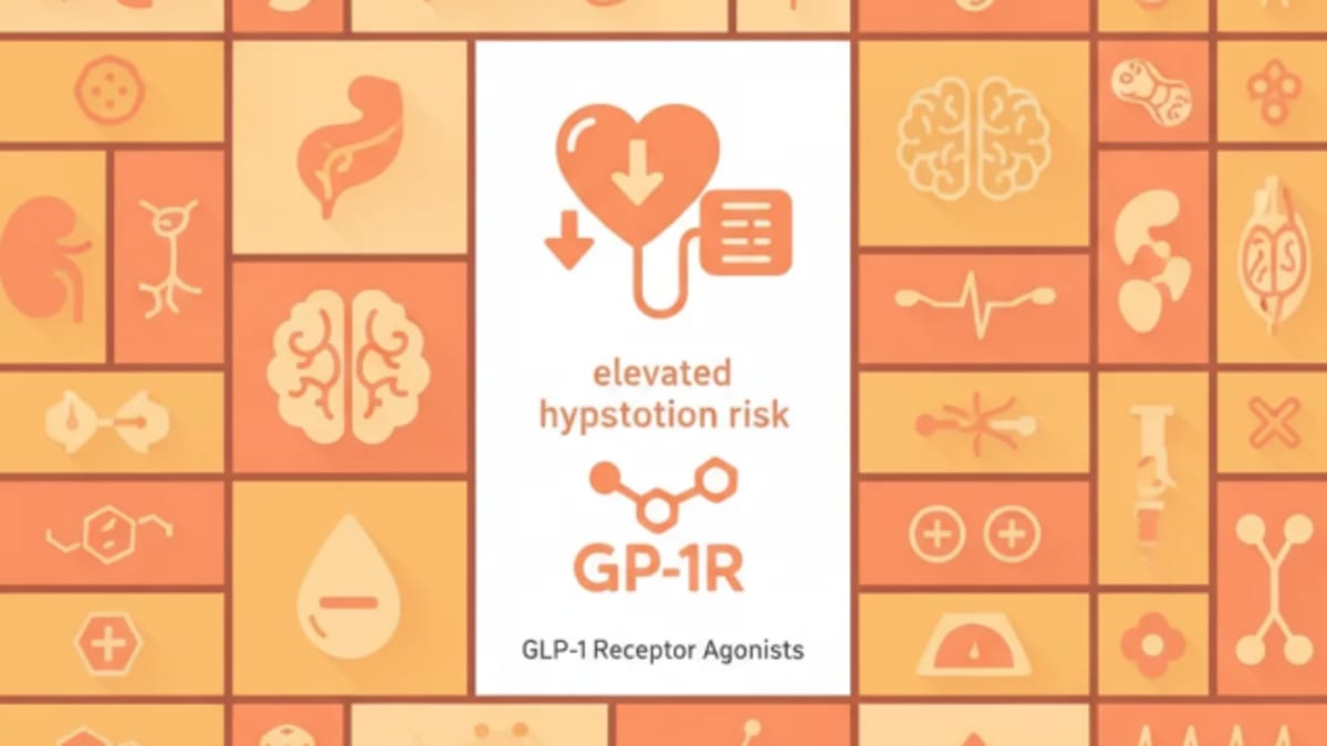 GLP-1 Receptor Agonists Linked to Elevated Hypotension Risk