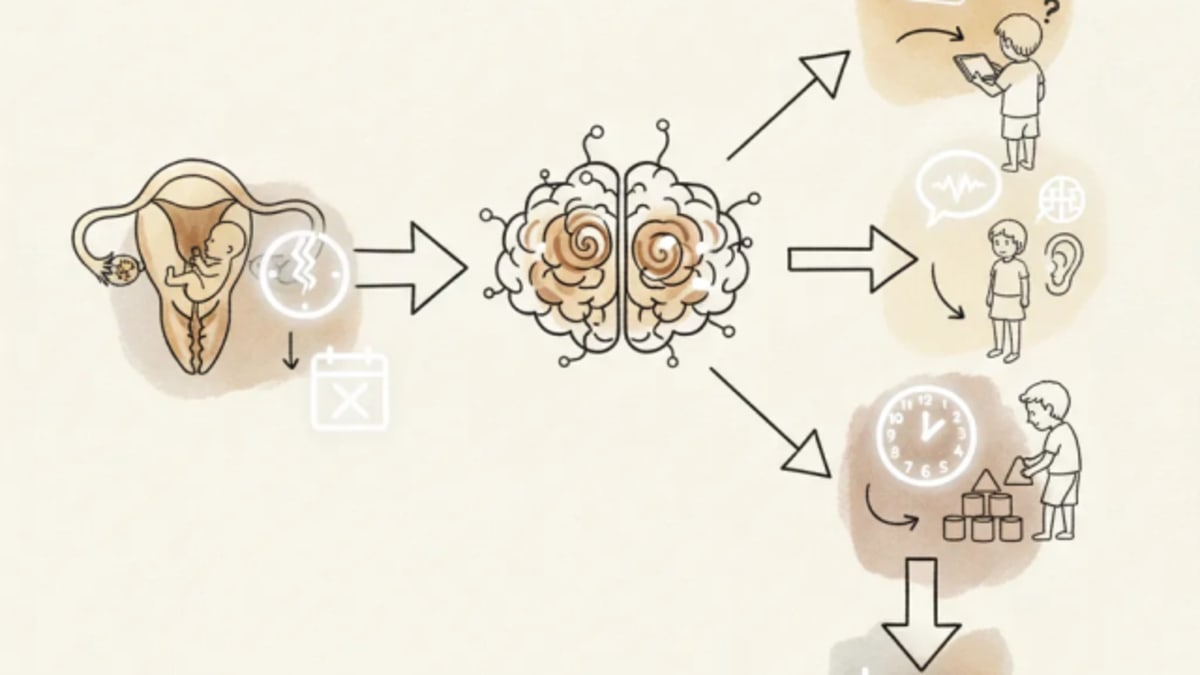 Preterm Birth Linked to Long-Term Cognitive Deficits