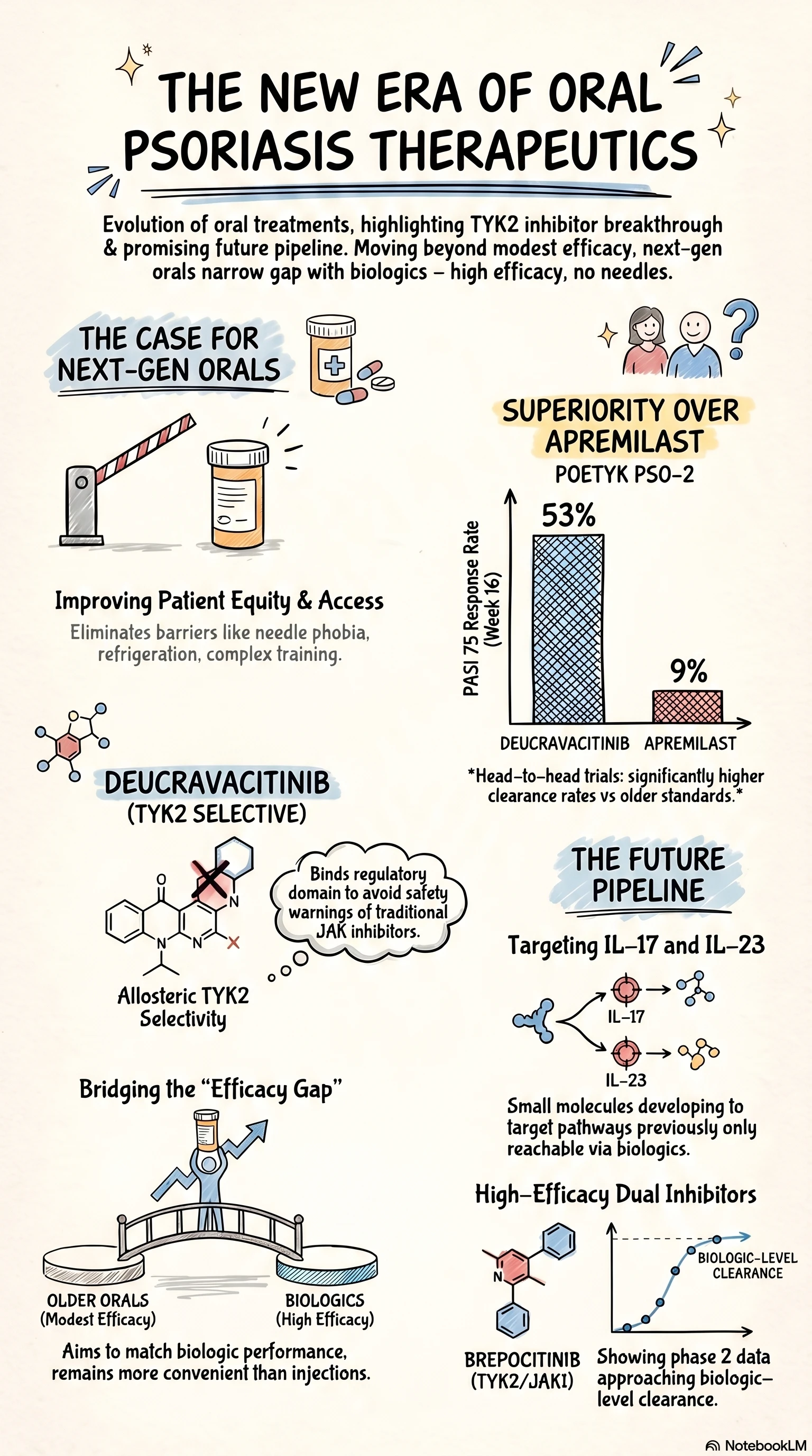 Replacing Biologic Injections With Oral Pills