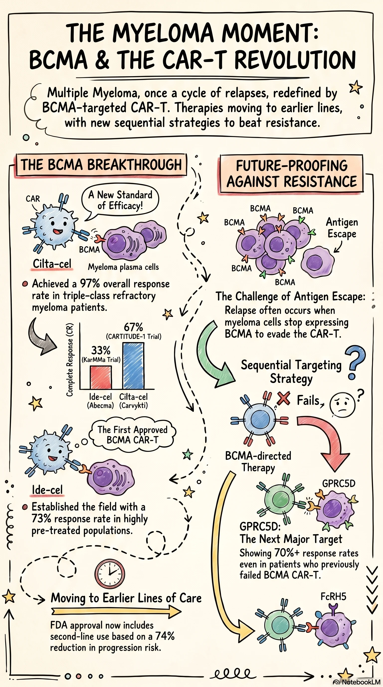 Moving CAR-T To Earlier Myeloma Lines