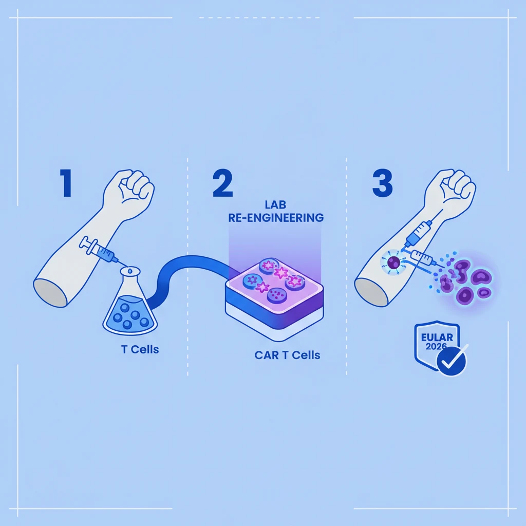 CAR T Cell Therapy Shows Efficacy in Autoimmune Diseases at EULAR 2026