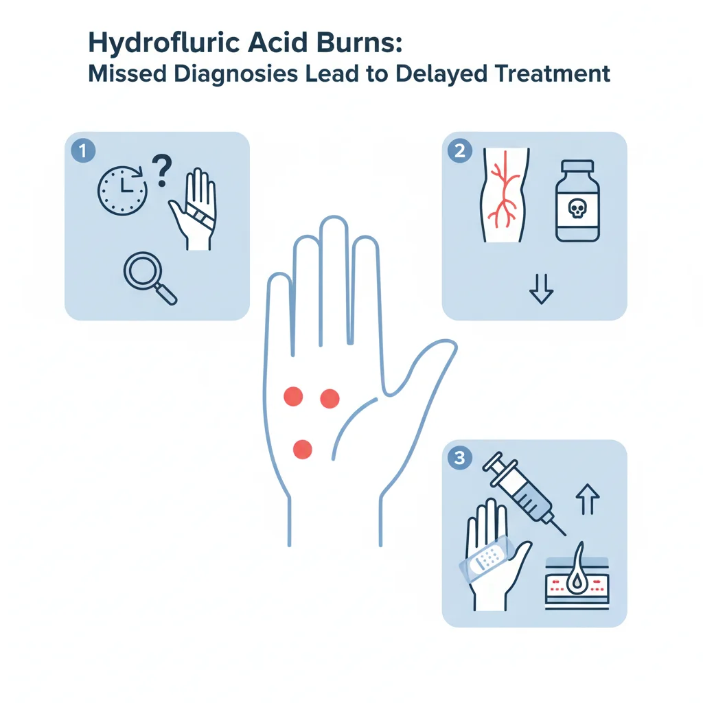 Hydrofluoric Acid Burns: Missed Diagnoses Lead to Delayed Treatment