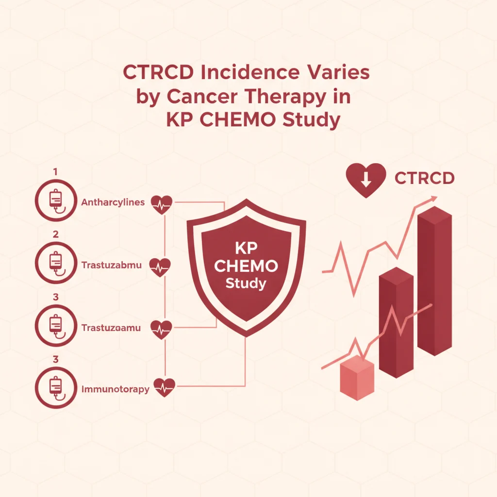 CTRCD Incidence Varies by Cancer Therapy in KP CHEMO Study