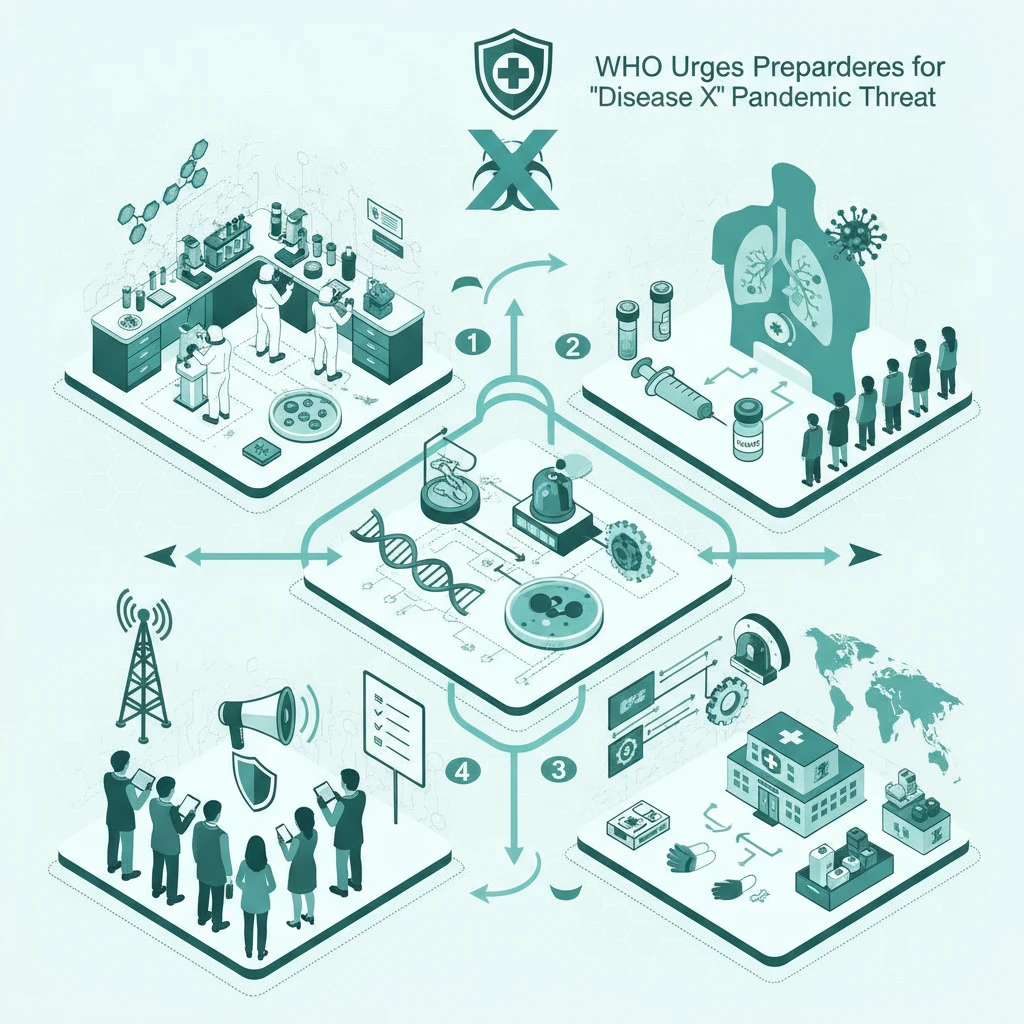 WHO Urges Preparedness for 'Disease X' Pandemic Threat
