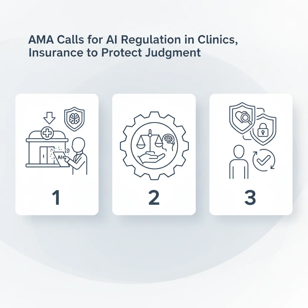 AMA Calls for AI Regulation in Clinics, Insurance to Protect Judgment