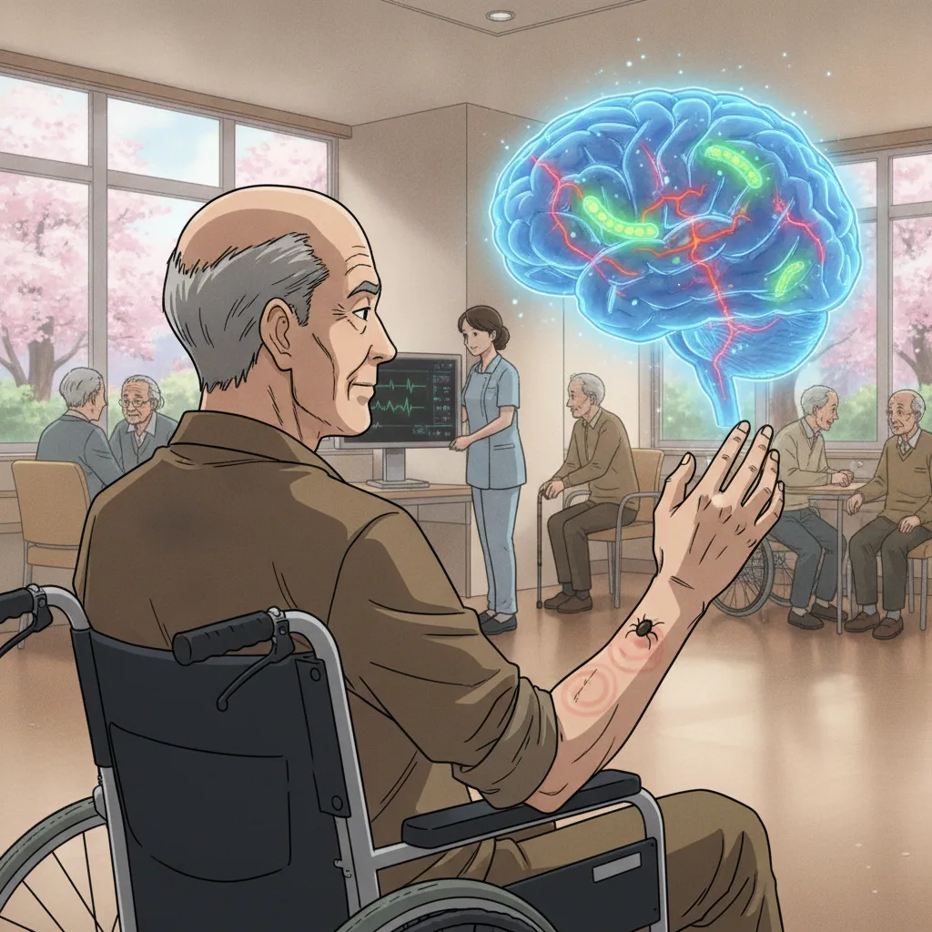 Lyme Neuroborreliosis in Older Man After Tick Bite: A Case Review