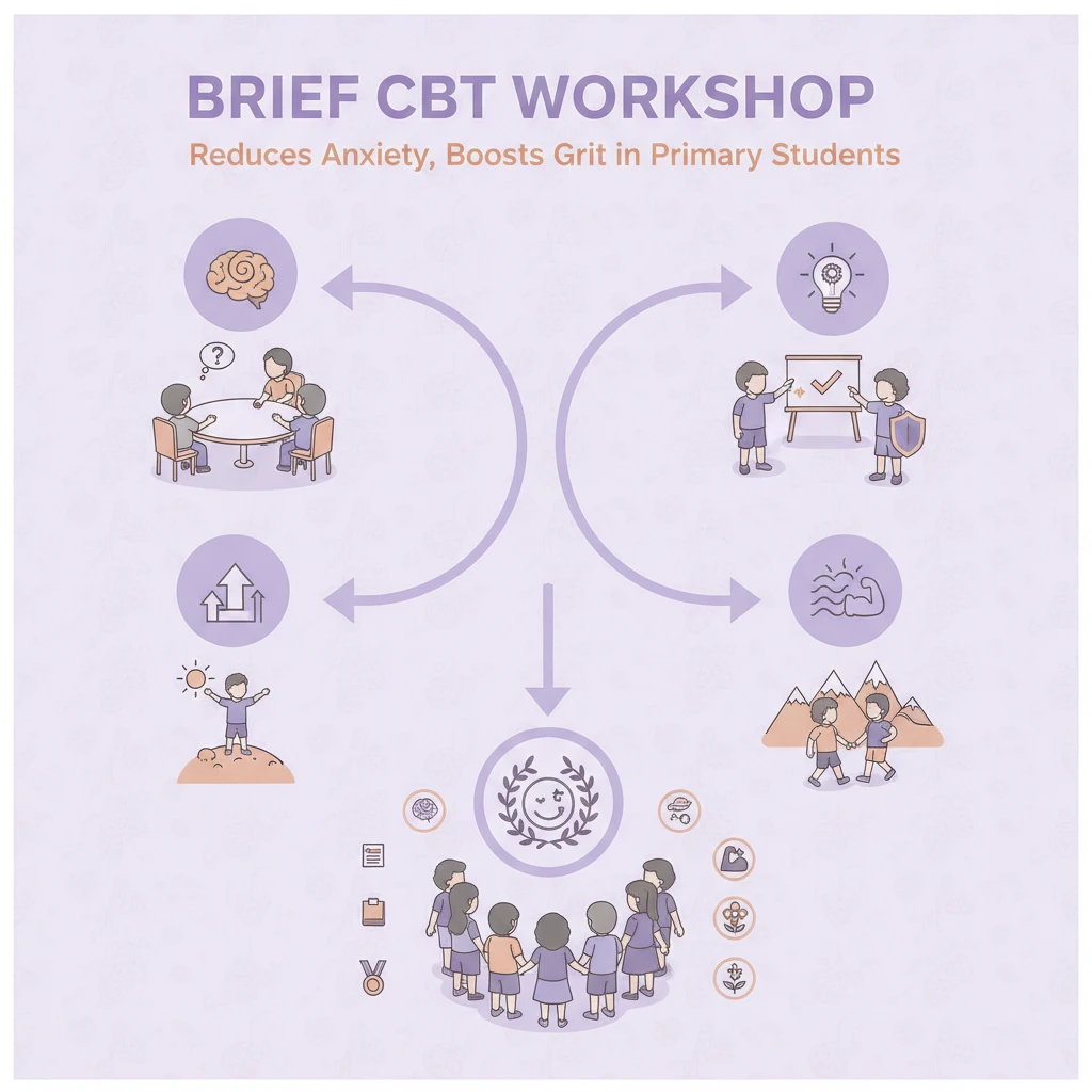 Brief CBT Workshop Reduces Anxiety, Boosts Grit in Primary Students