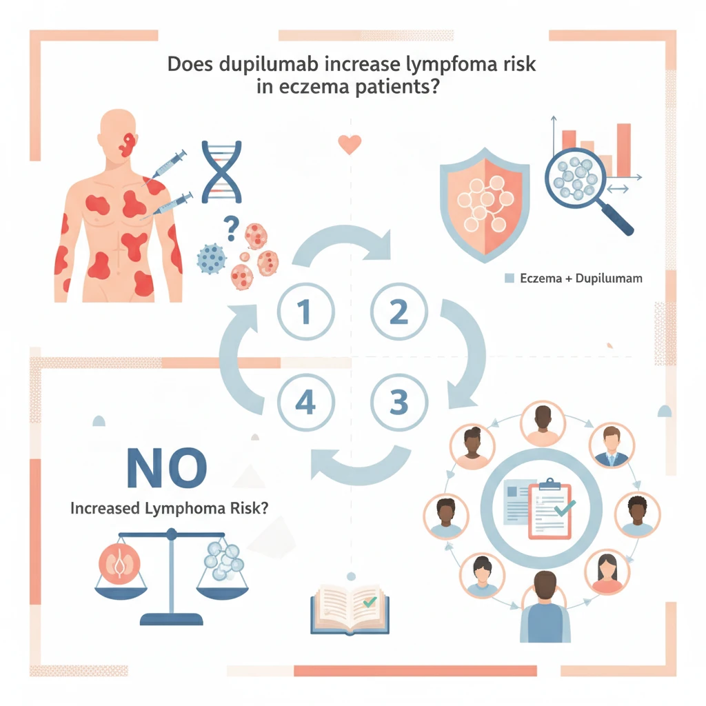 Does dupilumab increase lymphoma risk in eczema patients?