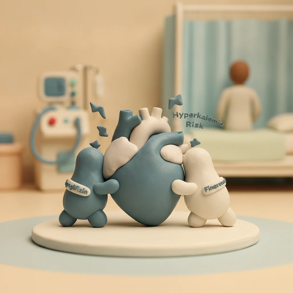 Hyperkalemia risk: Empagliflozin, finerenone, or both?