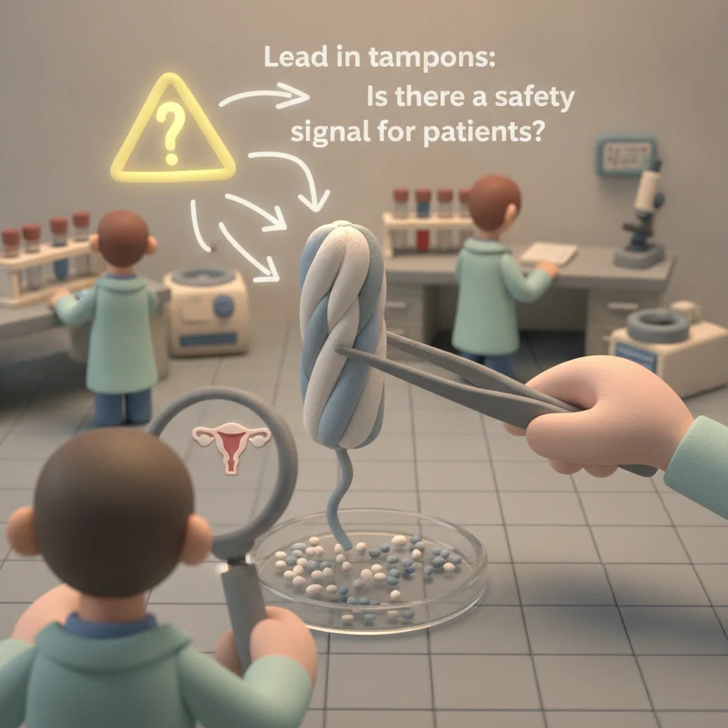 Lead in tampons: Is there a hidden risk for your patients?