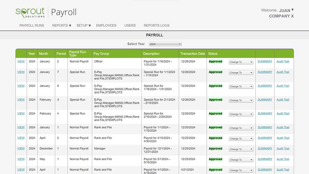 Payroll - Sprout Solutions
