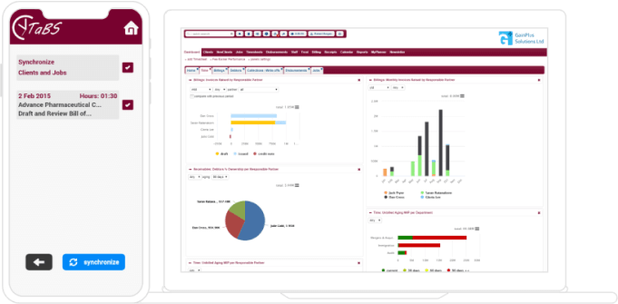 Sprout TH Time and Billing System Dashboard Screenshot