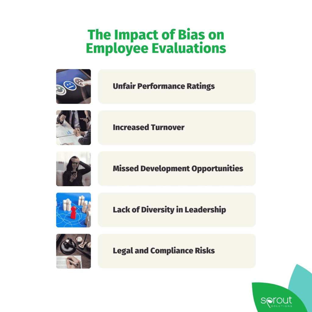 Impact of bias on employee evaluations