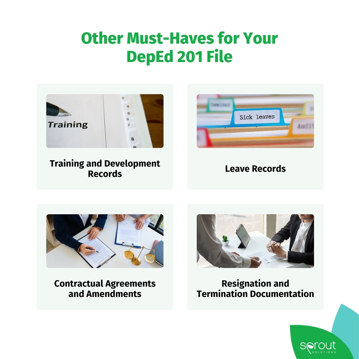 Other Must-Haves For Your DEPED 201 File