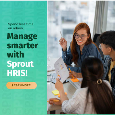 Spend less time on admin. Manage smarter with Sprout HRIS