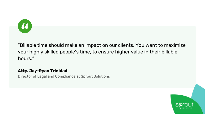 Atty. Jay-Ryan Trinidad on billable hours