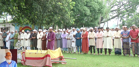 রংপুরের সাংবাদিক মাজহারের বড় চাচা আবদুল গণি সরকারের দাফন সম্পন্ন