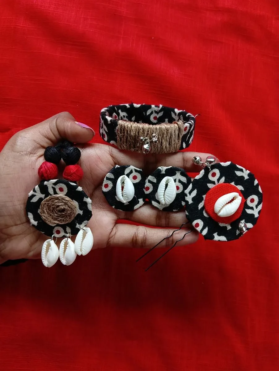 Handmade clay jewellery view 2