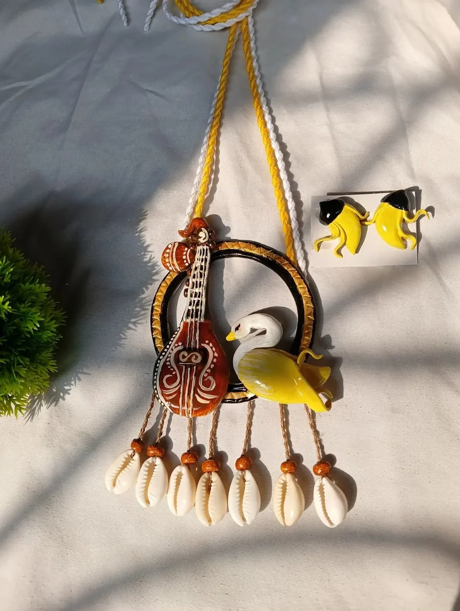 Handmade clay jewellery view 2
