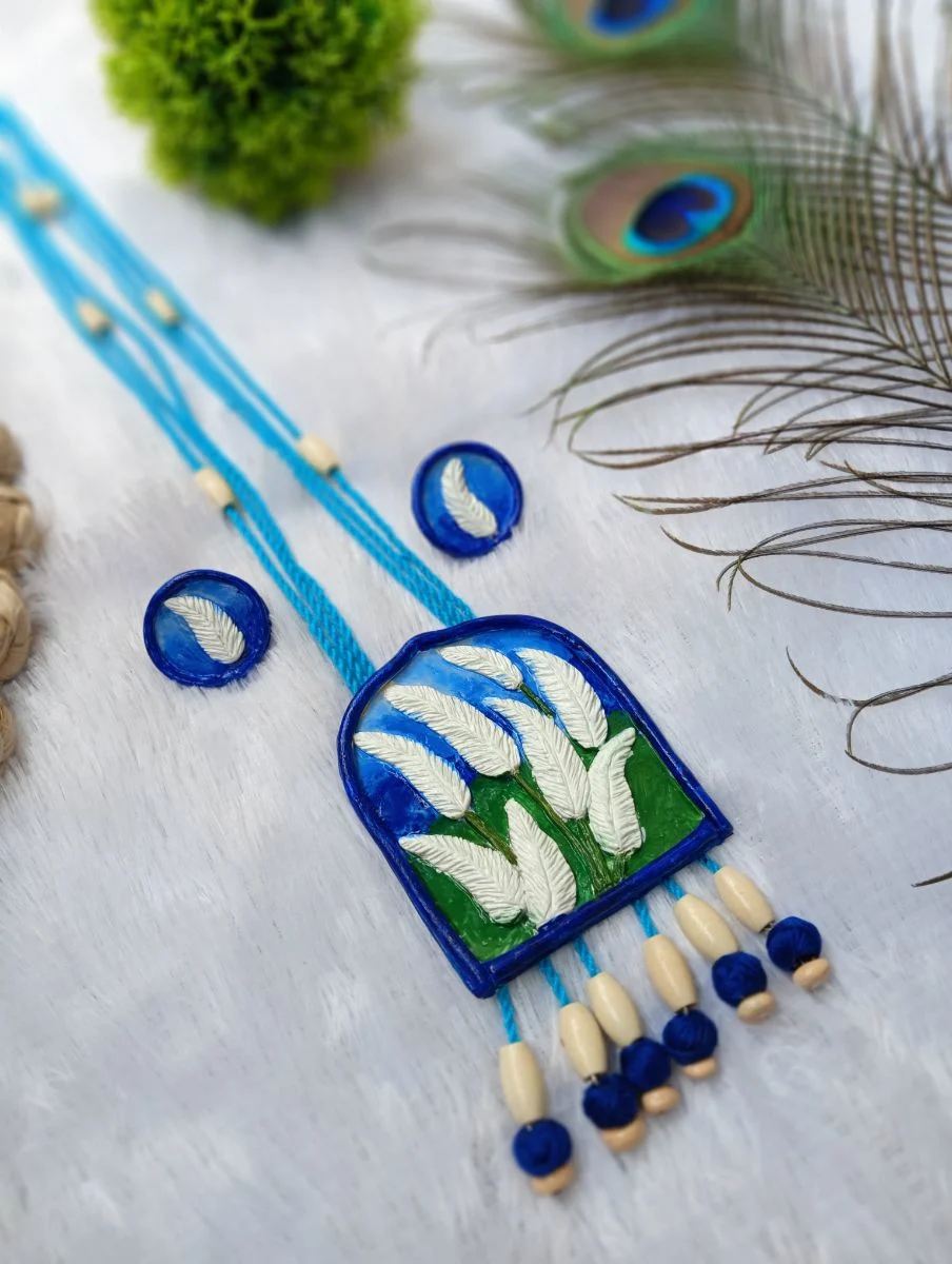 Handmade clay jewellery view 3