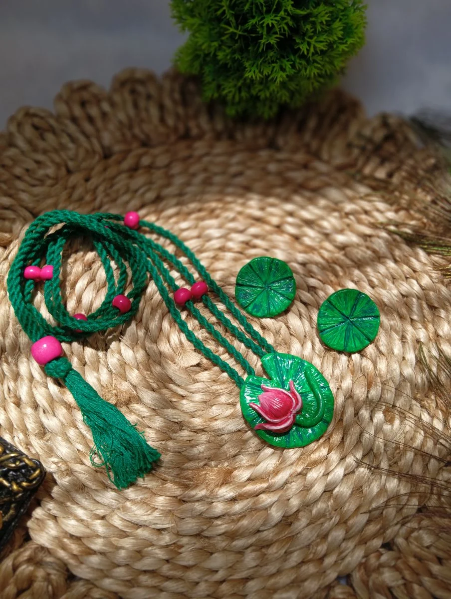 Handmade clay jewellery view 2