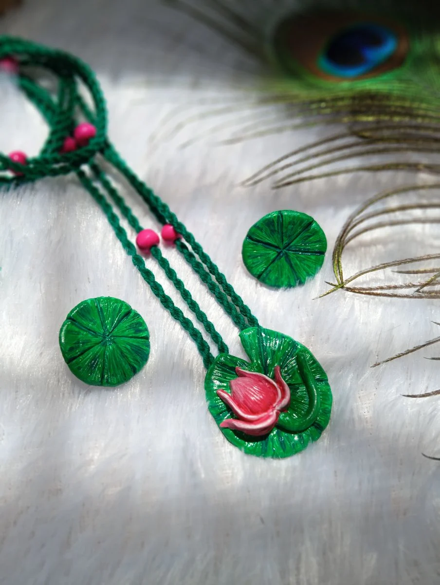 Handmade clay jewellery view 3