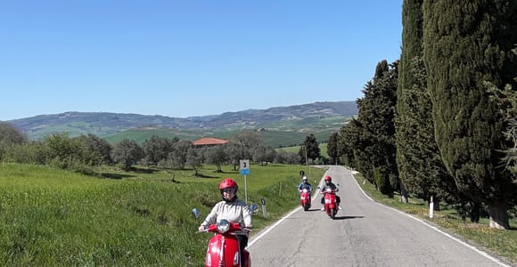 Unsere toskanische Vespa-Tour: Montepulciano & Pienza