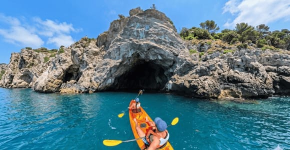 Amalfiküste: Kajak, Schnorcheln, Höhle von Pandora & versteckter Strand