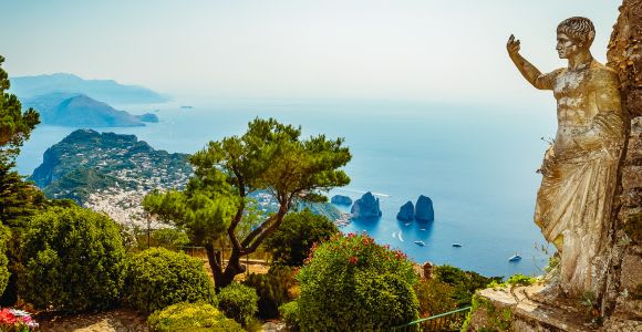 Depuis Naples : visite d'une journée à Capri et à la grotte bleue