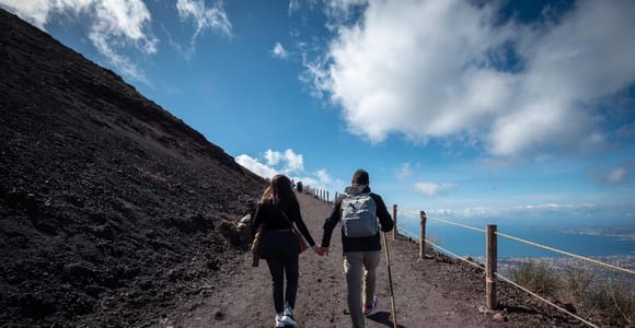 Au départ de Sorrente : Visite guidée de Pompéi et du Vésuve avec déjeuner