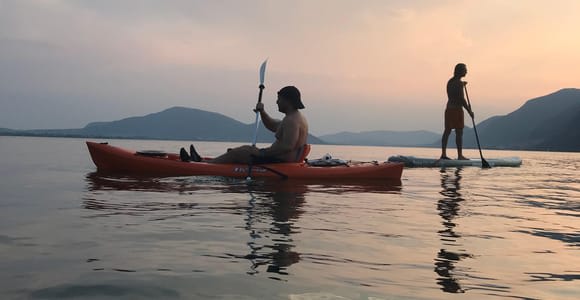Iseo Lake: rental of kayaks in Pilzone di Iseo