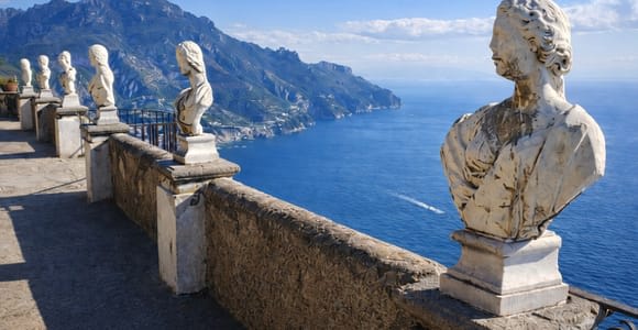 From Naples/Salerno: Group Tour to Positano, Amalfi, Ravello