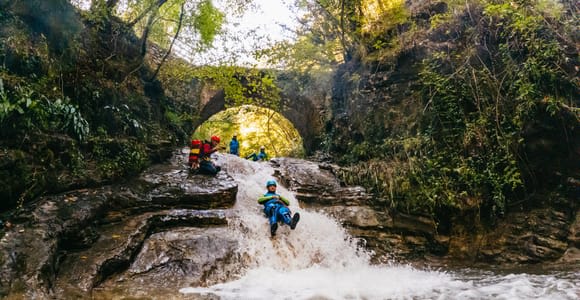 Depuis Tignale, Lac de Garde : Tour de canyoning pour débutants
