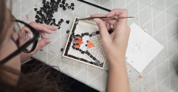 Ravenna: Mosaik-Workshop und Souvenir-Gadgets