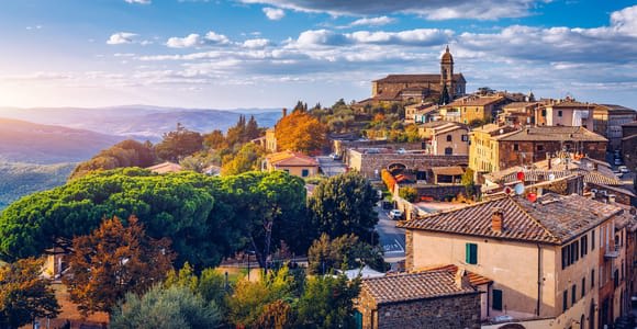 Depuis Sienne : le meilleur des vins de Toscane et déjeuner à Montepulciano
