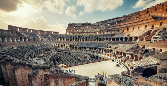 Roma: tour guiado por la arena del Coliseo, el monte Palatino y el Foro
