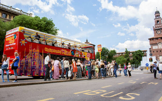 Milan: 24, 48, or 72-Hour Hop-On Hop-Off Bus Ticket