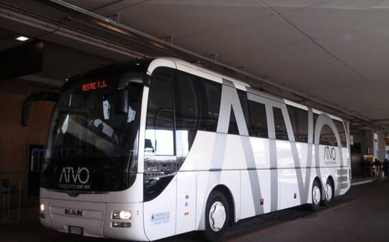 Marco Polo Airport to/from Mestre Train Station: Express Bus