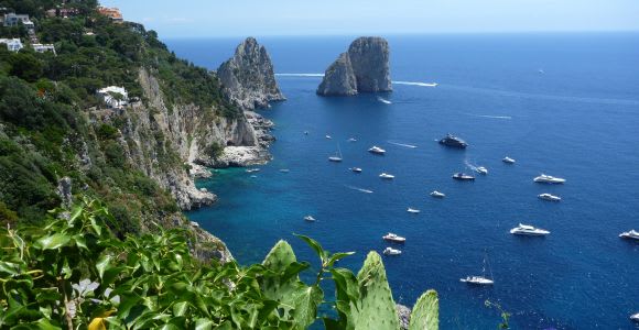 From Positano, Praiano, or Amalfi: Capri Full-Day Boat Tour
