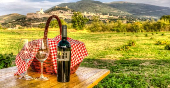 Pic nic Deluxe Asís y degustación 5 vinos