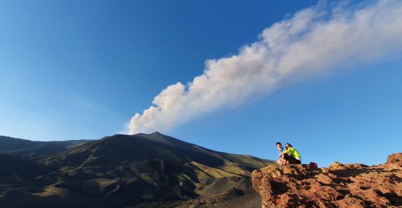 From Taormina: Etna Tour with Hiking, Cave Visit, & Tastings