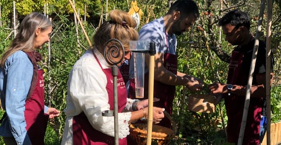 Paciano: Clase de Cocina Ecológica en una Granja con Comida y Vino