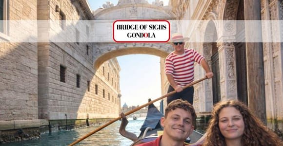 Venice: Crafted Gondola Under Breathtaking Bridge of Sighs™