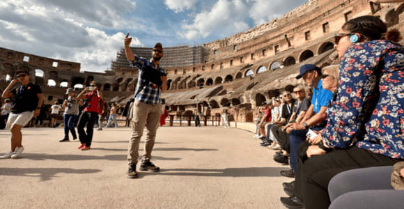 Roma: Tour dell'Arena del Colosseo, del Foro Romano e del Palatino