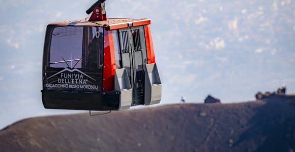 Ätna: Ticket für die Rückfahrt mit der Seilbahn Funivia dell'Etna