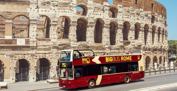 Rom: Big Bus Hop-On/Hop-Off-Bustour Open-Top Sightseeing Tour