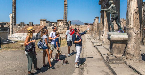 Naples ou Sorrente : visite de Pompéi et du Vésuve