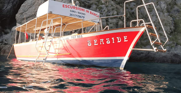 Tour en barco de 2 horas por la Costa Viola de Scilla con esnórquel